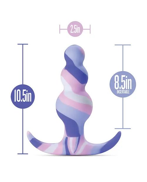 Blush Avant Twilight Silicone Plug - Blue Blush Novelties