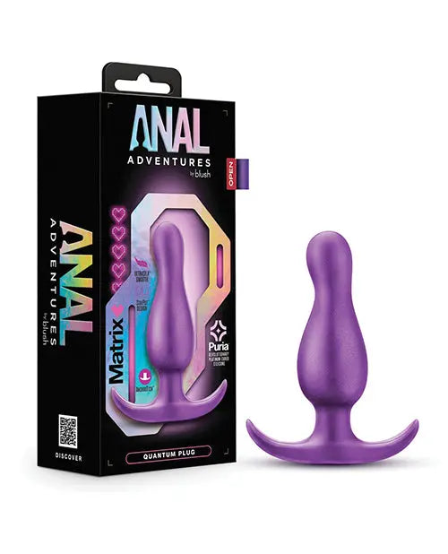 Blush Anal Adventures Matrix Quantum Plug - Purple Blush Novelties