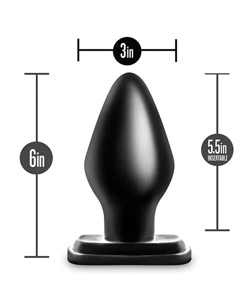 Blush Anal Adventures XXL Plug - Black Blush Novelties