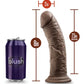 Blush Large Dildo | 8" Posable Big Black Dildo | Chocolate Suction Cup Dildo | Best Dildo Blush Novelties