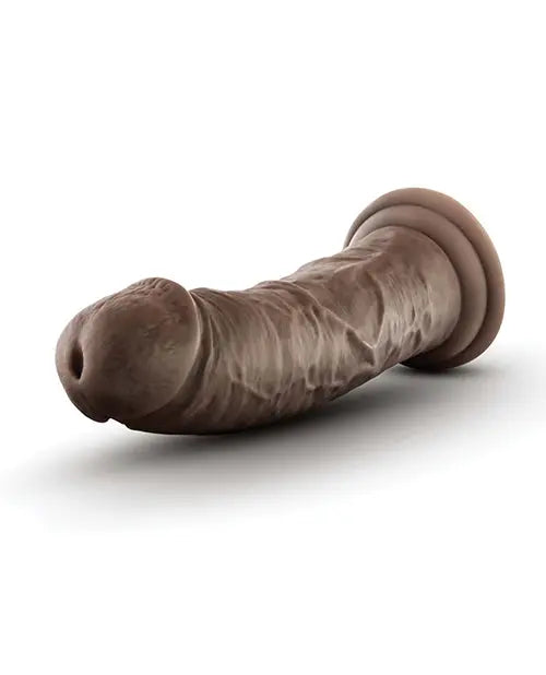 Blush Large Dildo | 8" Posable Big Black Dildo | Chocolate Suction Cup Dildo | Best Dildo Blush Novelties