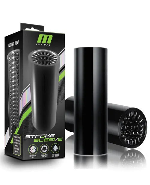 Blush M for Men Stroke Sleeve - Black Blush Novelties