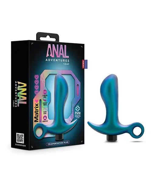 Blush Anal Adventures Matrix Teleportation Plug - Lunar Blue Blush Novelties
