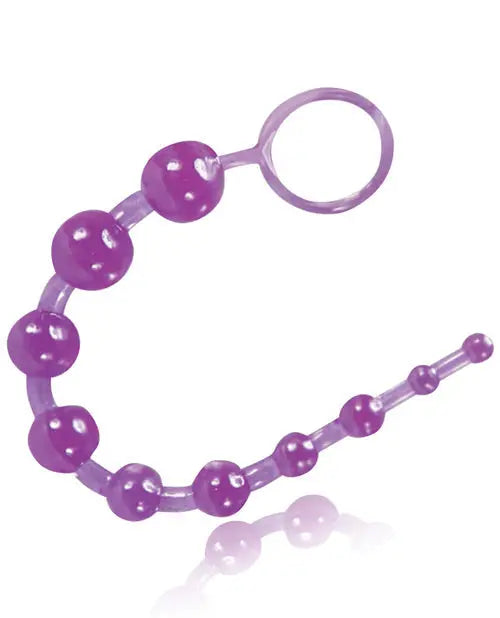 Blush B Yours Basic Anal Beads - Purple Blush Novelties