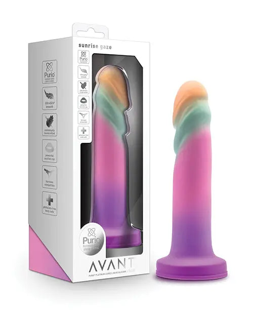 Blush Avant Sunrise Gaze Big Dildo | Silicone Dildo | Sherbet Suction Cup Dildo Blush Novelties