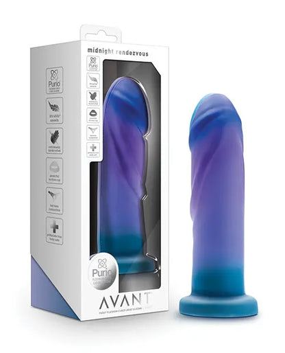 Blush Avant Realistic Dildo | Silicone Dildo | Ocean Blue Suction Cup Dildo Blush Novelties
