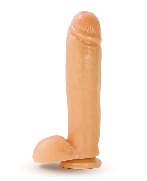 Blush Hung Rider Large Dildo | Butch 11" Big Dildo | Flesh Suction Cup Dildo | Best Dildo Blush Novelties