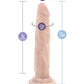 Blush Silicone Dildo | Large Dildo | 7.5" Big Dildo | Vanilla Suction Cup Dildo | Best Dildo Blush Novelties