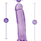 Blush Realistic Dildo | 9" Big Dildo | Thrill n Drill Purple Suction Cup Dildo Blush Novelties