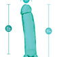 Blush Realistic Dildo | 9" Big Dildo | Thrill n Drill Teal Suction Cup Dildo Blush Novelties