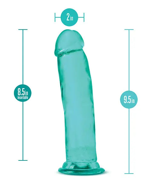Blush Realistic Dildo | 9" Big Dildo | Thrill n Drill Teal Suction Cup Dildo Blush Novelties
