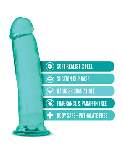 Blush Realistic Dildo | 9" Big Dildo | Thrill n Drill Teal Suction Cup Dildo Blush Novelties