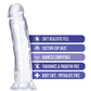Blush Realistic Dildo | 9" Big Dildo | Thrill n Drill Clear Suction Cup Dildo Blush Novelties