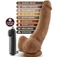 Blush Vibrating Dildo | Boxer 9" Big Dildo | Mocha Suction Cup Dildo Blush Novelties