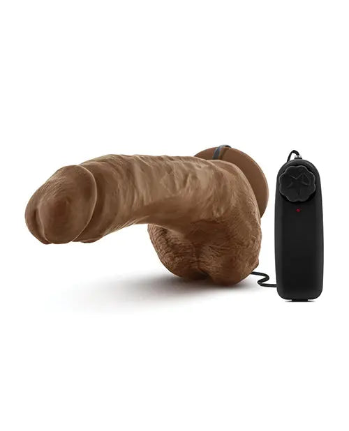 Blush Vibrating Dildo | Boxer 9" Big Dildo | Mocha Suction Cup Dildo Blush Novelties