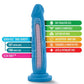 Blush Neo Large Dildo | Dual Density 7.5" Big Dildo | Blue Suction Cup Dildo | Best Dildo Blush Novelties