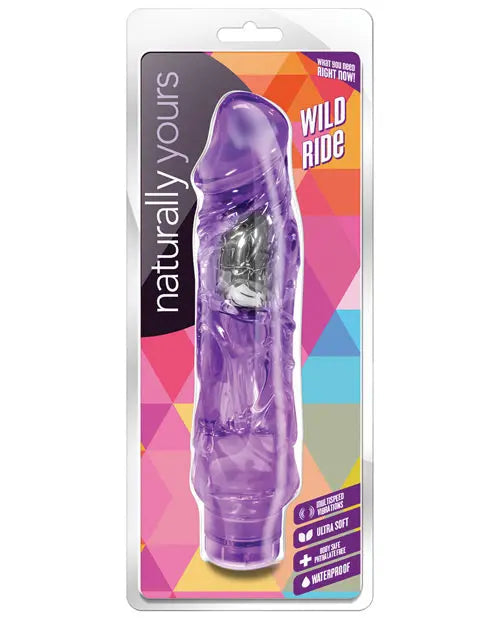 Blush Naturally Yours Wild Ride - Purple Blush Novelties