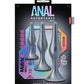 Blush Anal Adventures Matrix Genesis Plug Kit - Silver Blush Novelties