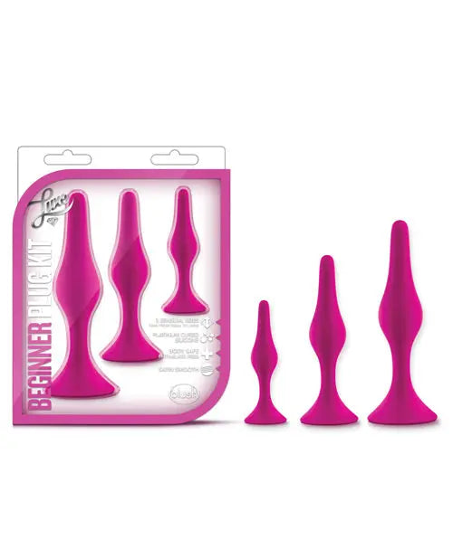 Blush Luxe Beginner Plug Kit - Pink Blush Novelties