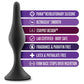 Blush Anal Adventures Platinum Silicone Beginner Plug Kit - Black Blush Novelties