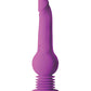 Blush Impressions New York Gyro Quake Dildo - Purple Blush Novelties