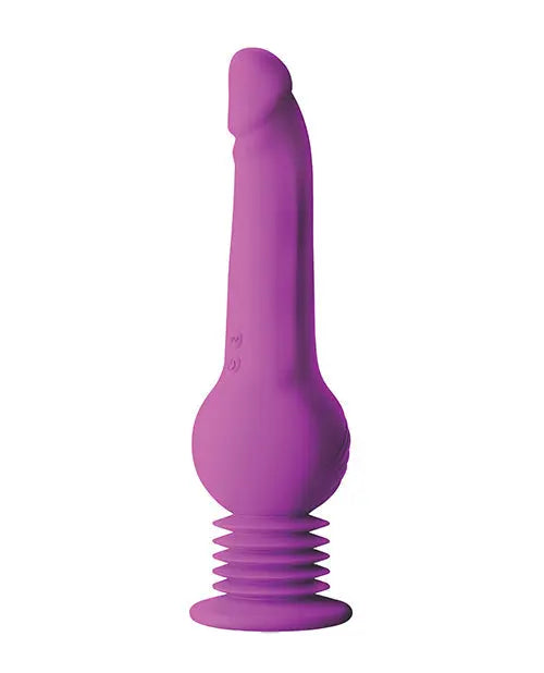 Blush Impressions New York Gyro Quake Dildo - Purple Blush Novelties