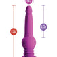 Blush Impressions New York Gyro Quake Dildo - Purple Blush Novelties