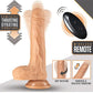 Blush Vibrating Dildo | 7" Thrusting Big Dildo | Vanilla Suction Cup Dildo Blush Novelties
