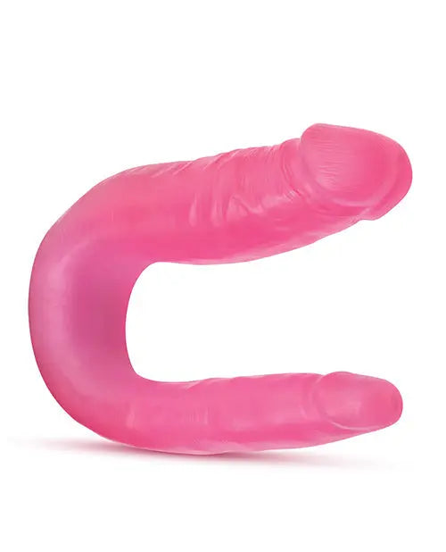 Blush B Yours 12.5" Big Dildo | Sweet Double Dildo | U-Shape Curved Pink Dildo | Realistic Dildo Blush Novelties
