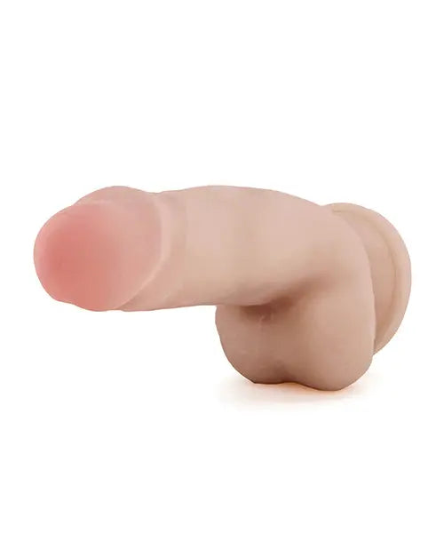 Blush 7" Big Dildo | Fat Boy Beige Realistic Dildo | Suction Cup Dildo Blush Novelties