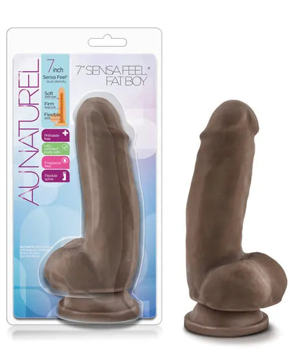 Blush 7" Big Dildo | Fat Boy Chocolate Big Black Dildo | Suction Cup Dildo Blush Novelties
