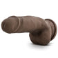 Blush 7" Big Dildo | Fat Boy Chocolate Big Black Dildo | Suction Cup Dildo Blush Novelties