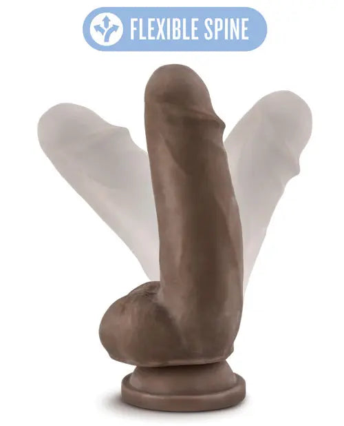 Blush 7" Big Dildo | Fat Boy Chocolate Big Black Dildo | Suction Cup Dildo Blush Novelties