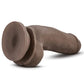 Blush 7" Big Dildo | Fat Boy Chocolate Big Black Dildo | Suction Cup Dildo Blush Novelties