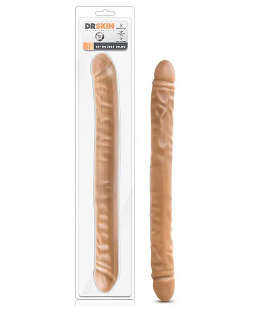 Blush Dr Skin 18" Big Dildo | Double Dildo | Mocha Giant Dildo | Double Sided Dildo | Monster Dildo Blush Novelties