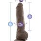 Chocolate Realistic Dildo | Suction Cup Dildo with Balls | 10" Big Black Dildo Blush Novelties