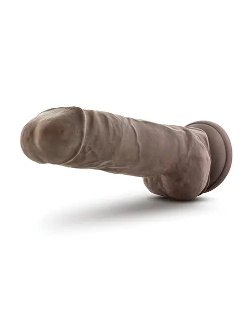 Chocolate Realistic Dildo | Suction Cup Dildo with Balls | 10" Big Black Dildo Blush Novelties