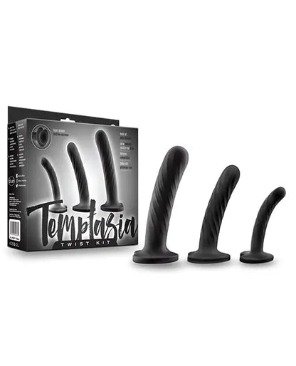 Blush Temptasia Twist Kit - Black Set of 3 Blush Novelties