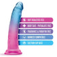 Blush B Yours 7" Big Dildo | Sky Realistic Dildo | Sunset Suction Cup Dildo Blush Novelties