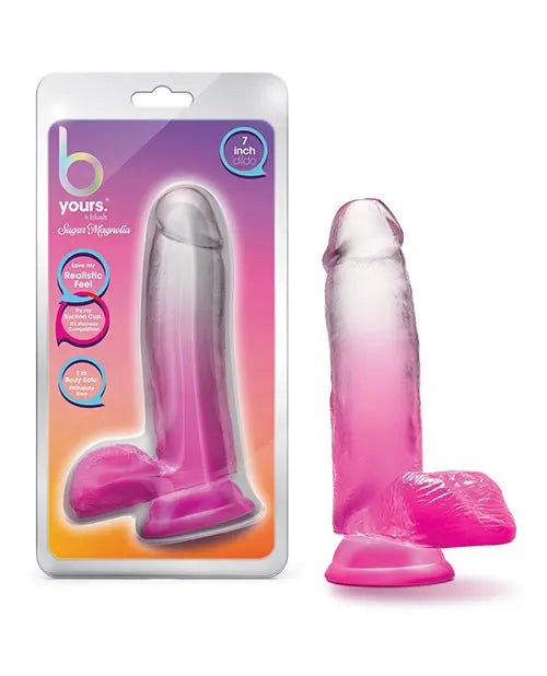 Blush 7" Big Dildo | Magnolia Realistic Dildo | Fuchsia Suction Cup Dildo Blush Novelties