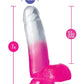 Blush 7" Big Dildo | Magnolia Realistic Dildo | Fuchsia Suction Cup Dildo Blush Novelties