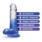 Blush B Yours 6" Big Dildo | Stella Blue Realistic Dildo | Suction Cup Dildo Blush Novelties