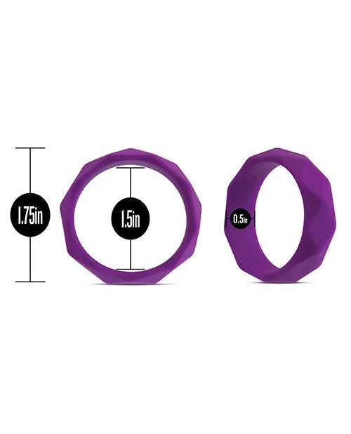 Blush Wellness Geo C-Ring - Purple Blush Novelties