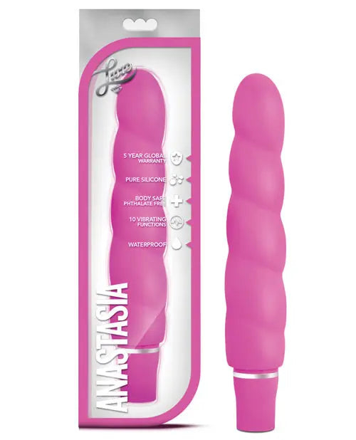 Blush Luxe Anastasia Silicone Vibrator - Pink Blush Novelties