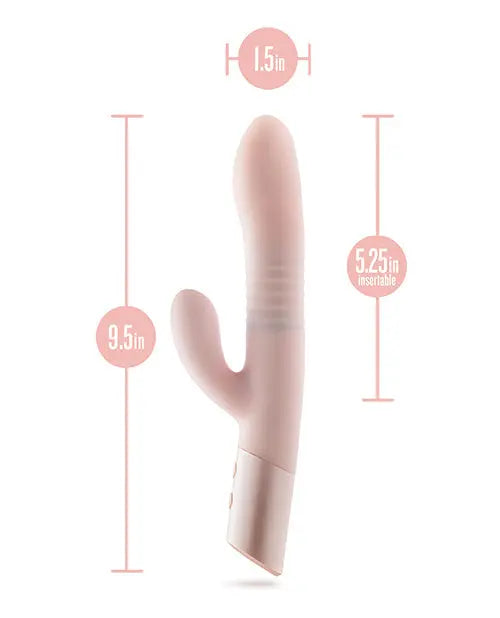 Blush Fraya Rabbit Vibrator | Rechargeable G Spot Vibrator | 10-Mode Pink Clit Vibrator | Best Vibrator for Women Blush Novelties