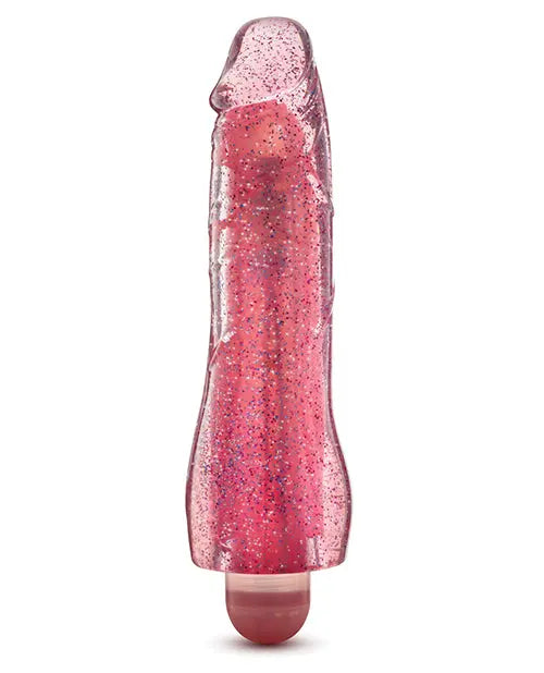 Blush Glow Dicks Glitter Vibrator Molly - Pink Blush Novelties