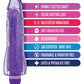Blush Glow Dicks Glitter Vibrator Molly - Purple Blush Novelties