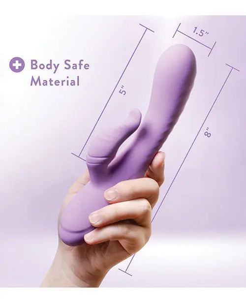Blush Evelyn Rabbit Vibrator | Purple G Spot Vibrator | 10-Mode Clit Vibrator | Best Vibrator for Women Blush Novelties