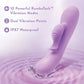 Blush Evelyn Rabbit Vibrator | Purple G Spot Vibrator | 10-Mode Clit Vibrator | Best Vibrator for Women Blush Novelties