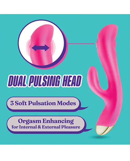 Blush Rabbit Vibrator | Aria Pleasin AF Clit Vibrator | Fuchsia G Spot Vibrator | Best Vibrator for Women Blush Novelties